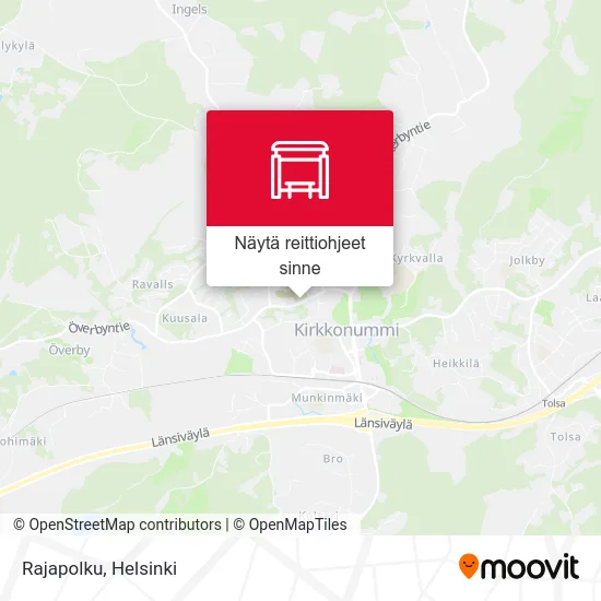 Rajapolku kartta
