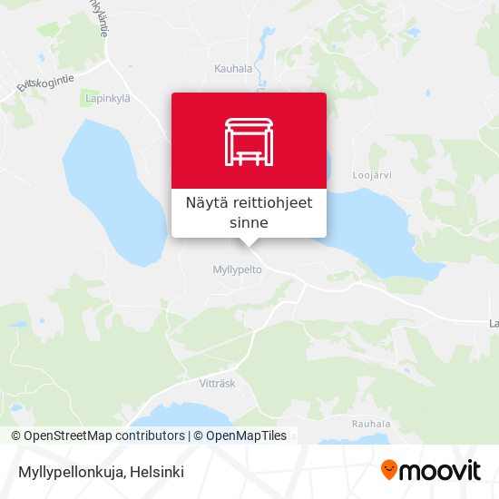 Myllypellonkuja kartta