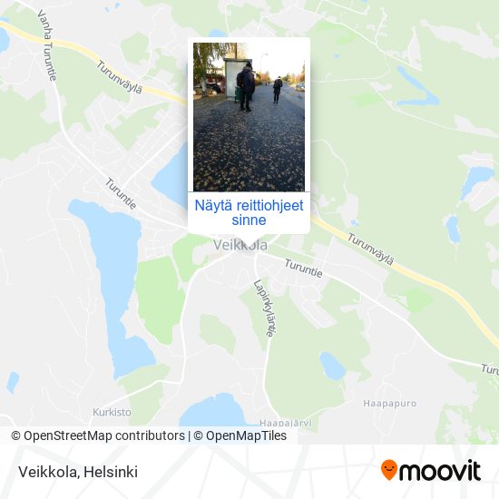 Veikkola kartta