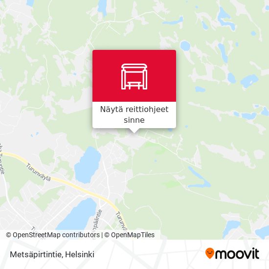 Metsäpirtintie kartta