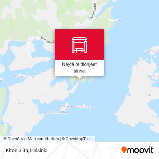 Kitön Silta kartta