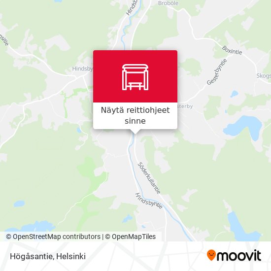 Högåsantie kartta