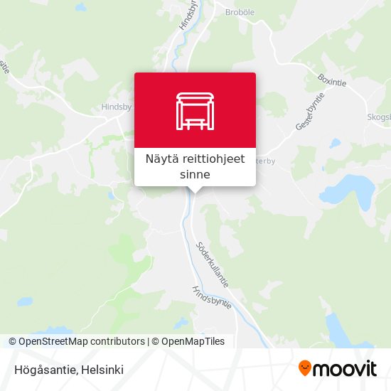 Högåsantie kartta