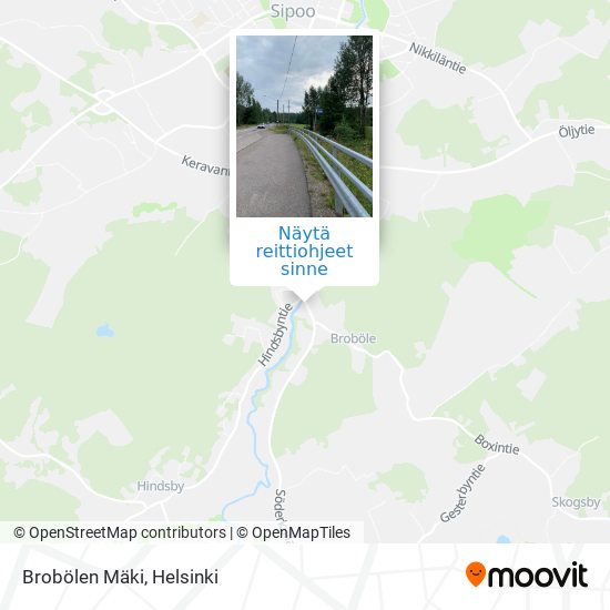 Brobölen Mäki kartta