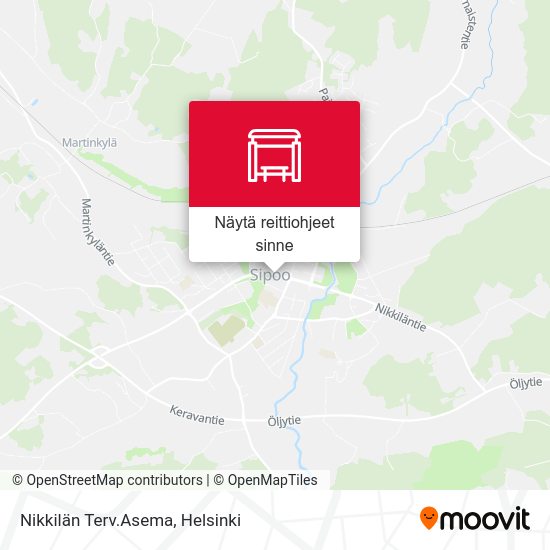 Nikkilän Terv.Asema kartta