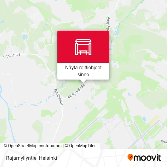 Rajamyllyntie kartta