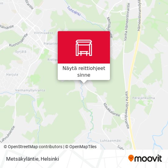 Metsäkyläntie kartta