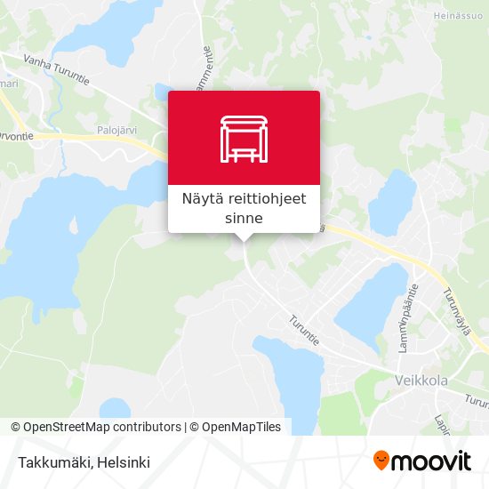 Takkumäki kartta