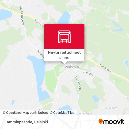 Lamminpääntie kartta