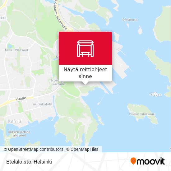 Eteläloisto kartta