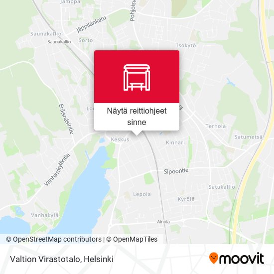 Valtion Virastotalo kartta