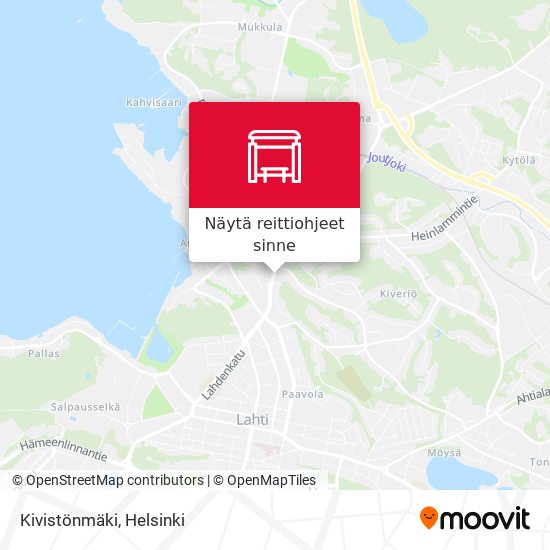 Kivistönmäki kartta