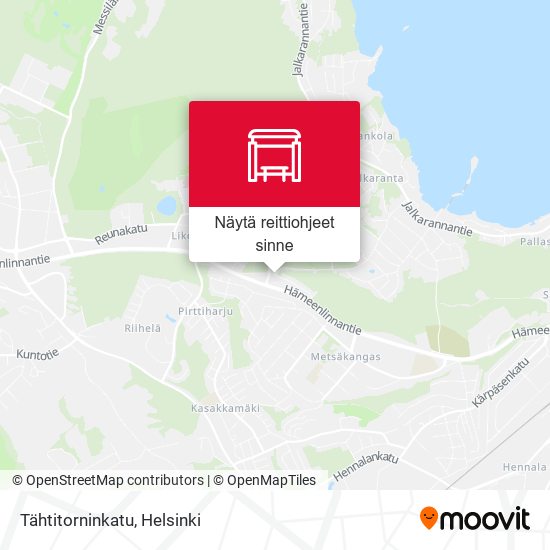Tähtitorninkatu kartta