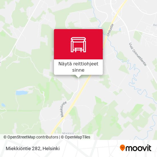 Miekkiöntie 282 kartta