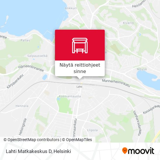 Lahti Matkakeskus D kartta