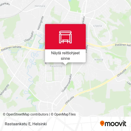 Rastaankatu E kartta