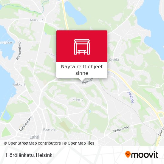 Hörölänkatu kartta