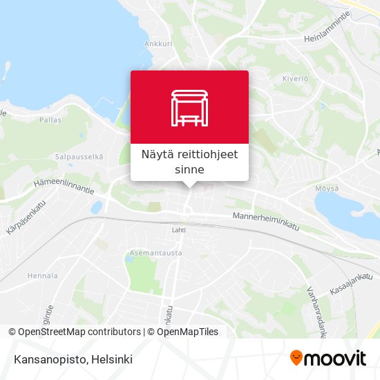 Kansanopisto kartta