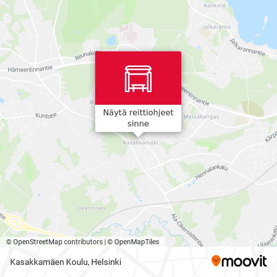 Kasakkamäen Koulu kartta