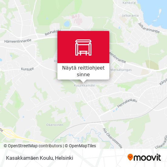 Kasakkamäen Koulu kartta