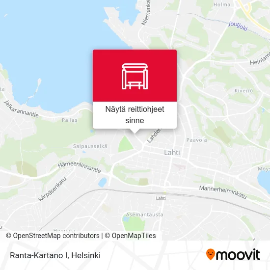 Ranta-Kartano I kartta