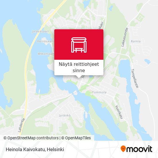 Heinola Kaivokatu kartta