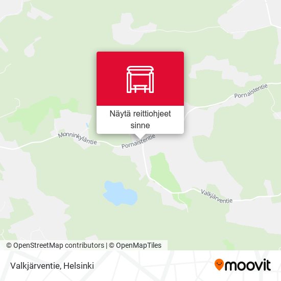 Valkjärventie kartta