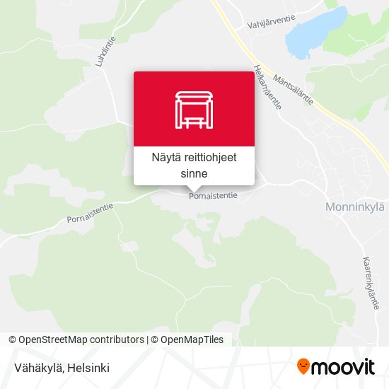 Vähäkylä kartta