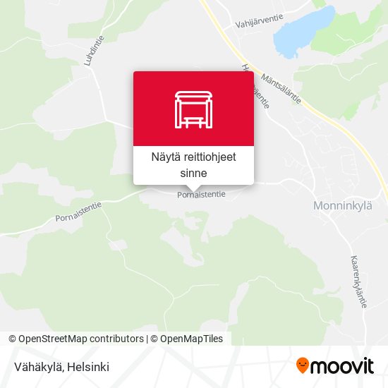 Vähäkylä kartta