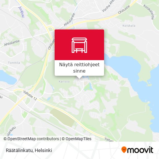 Räätälinkatu kartta