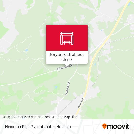 Heinolan Raja Pyhäntaantie kartta