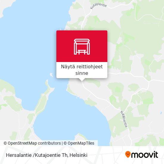 Hersalantie /Kutajoentie Th kartta