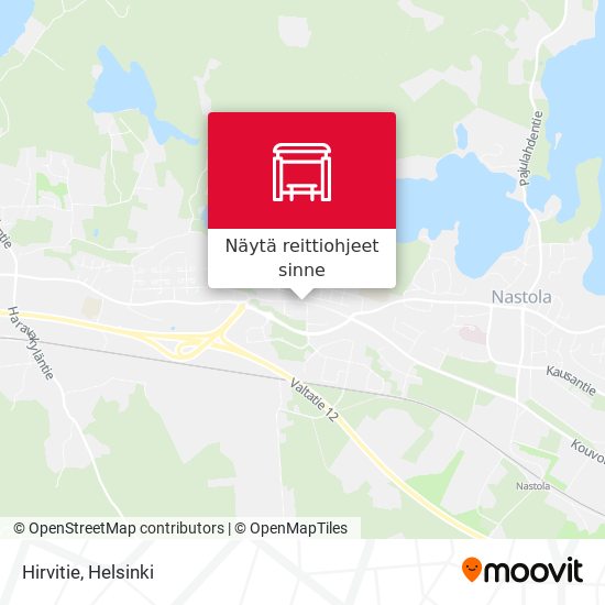 Hirvitie kartta