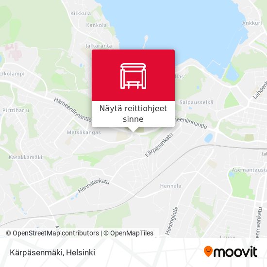Kärpäsenmäki kartta