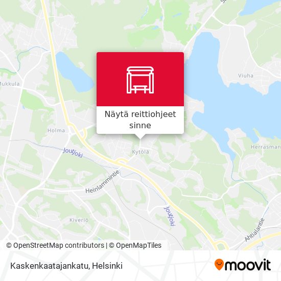 Kaskenkaatajankatu kartta