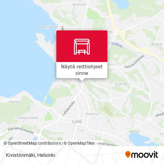 Kivistönmäki kartta