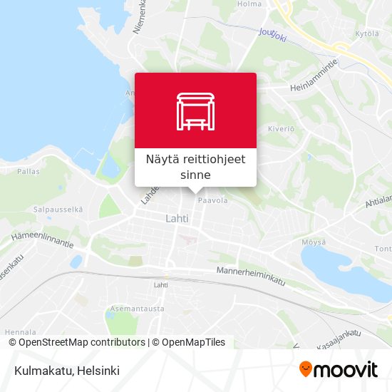 Kulmakatu kartta