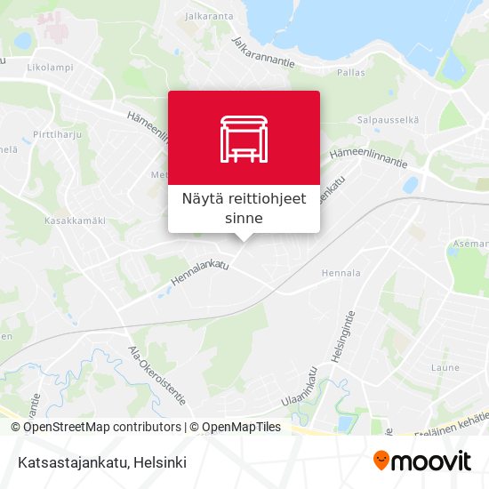 Katsastajankatu kartta