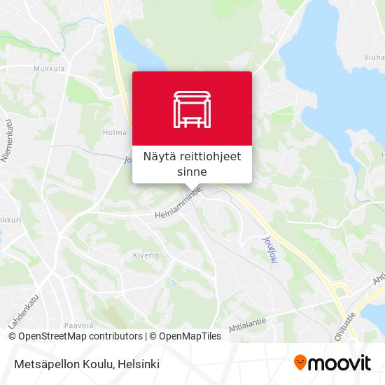 Metsäpellon Koulu kartta