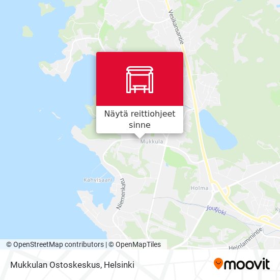 Mukkulan Ostoskeskus kartta