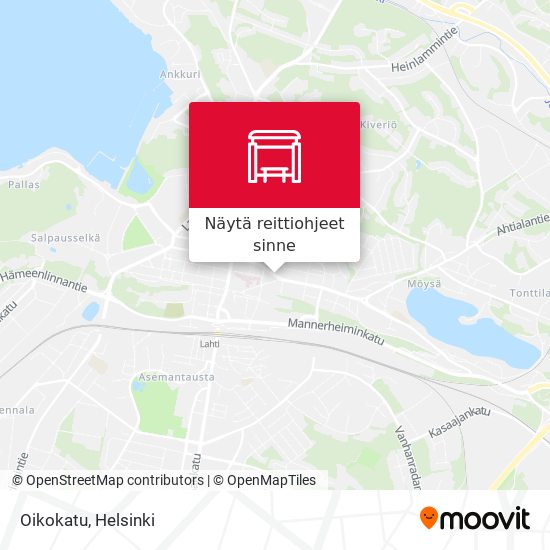 Oikokatu kartta