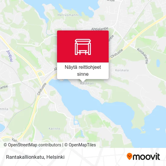 Rantakallionkatu kartta