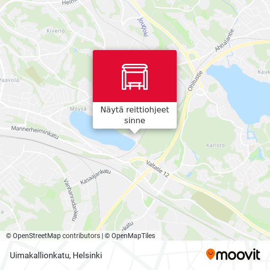 Uimakallionkatu kartta