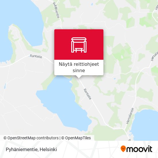 Pyhäniementie kartta