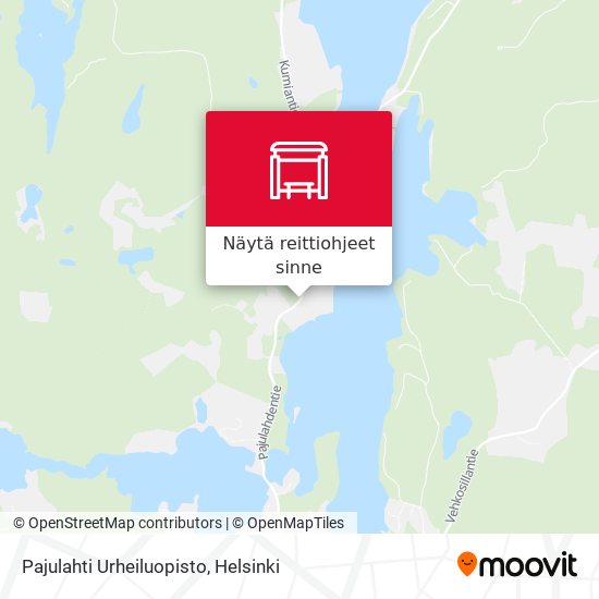 Pajulahti Urheiluopisto kartta