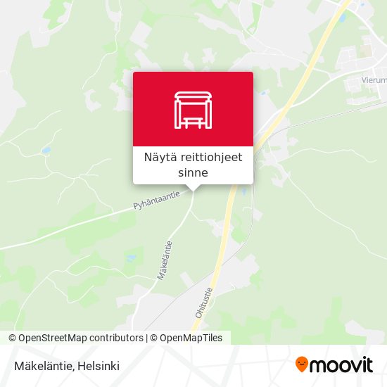 Mäkeläntie kartta