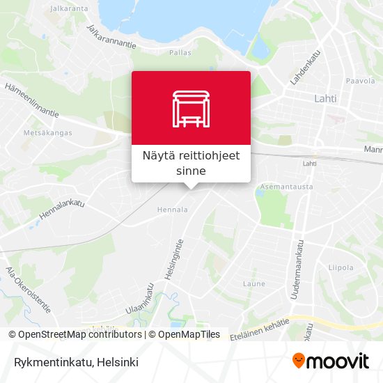 Rykmentinkatu kartta