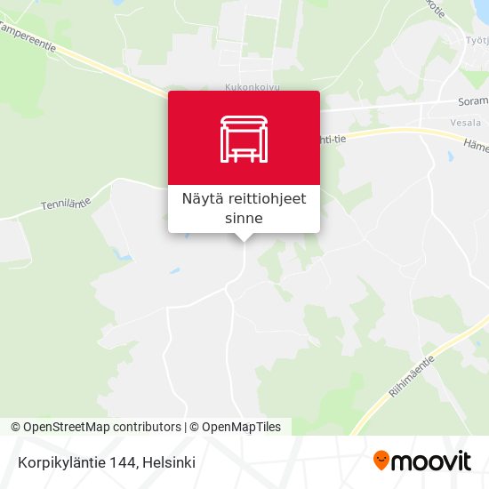 Korpikyläntie 144 kartta