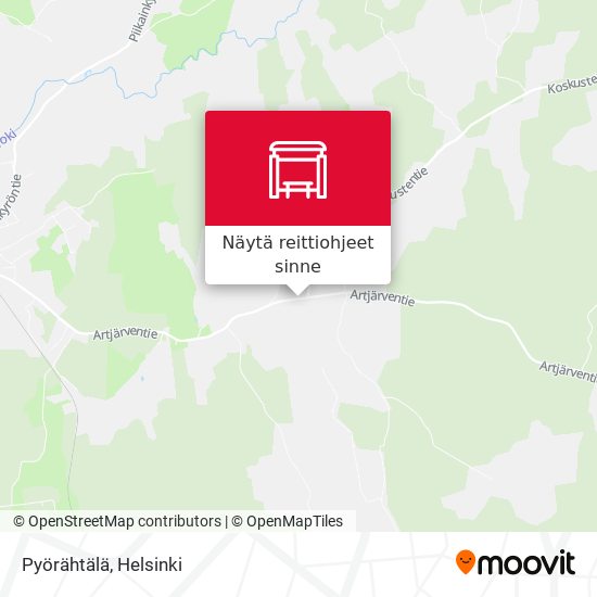 Pyörähtälä kartta