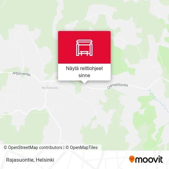 Rajasuontie kartta